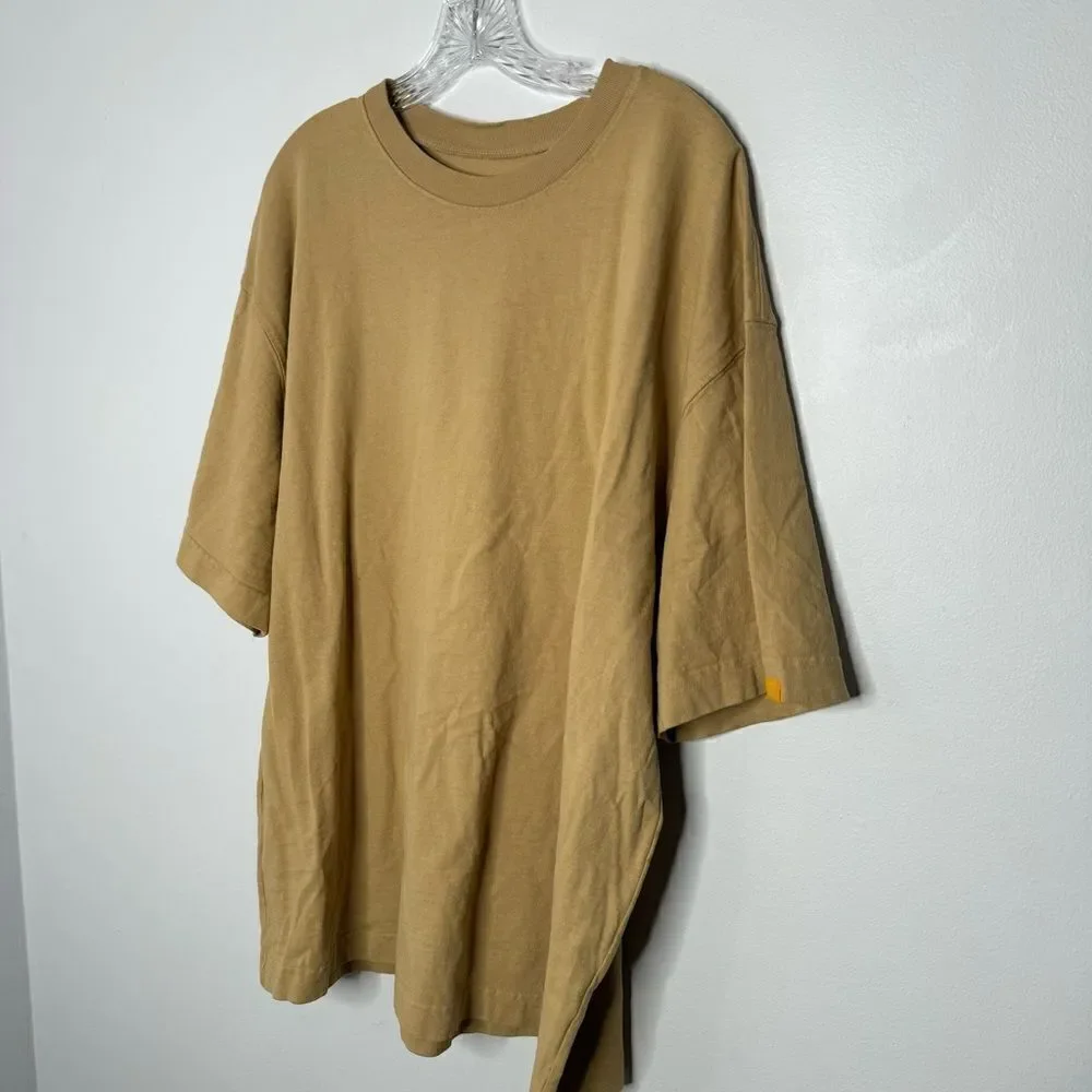 Yellow Label tan tee - Picture 2 of 5